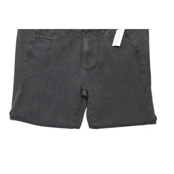 NWT Pacsun Mom Jeans Size 25 Black Denim Grunge 90s High Rise 100% Cotton - Picture 10 of 11